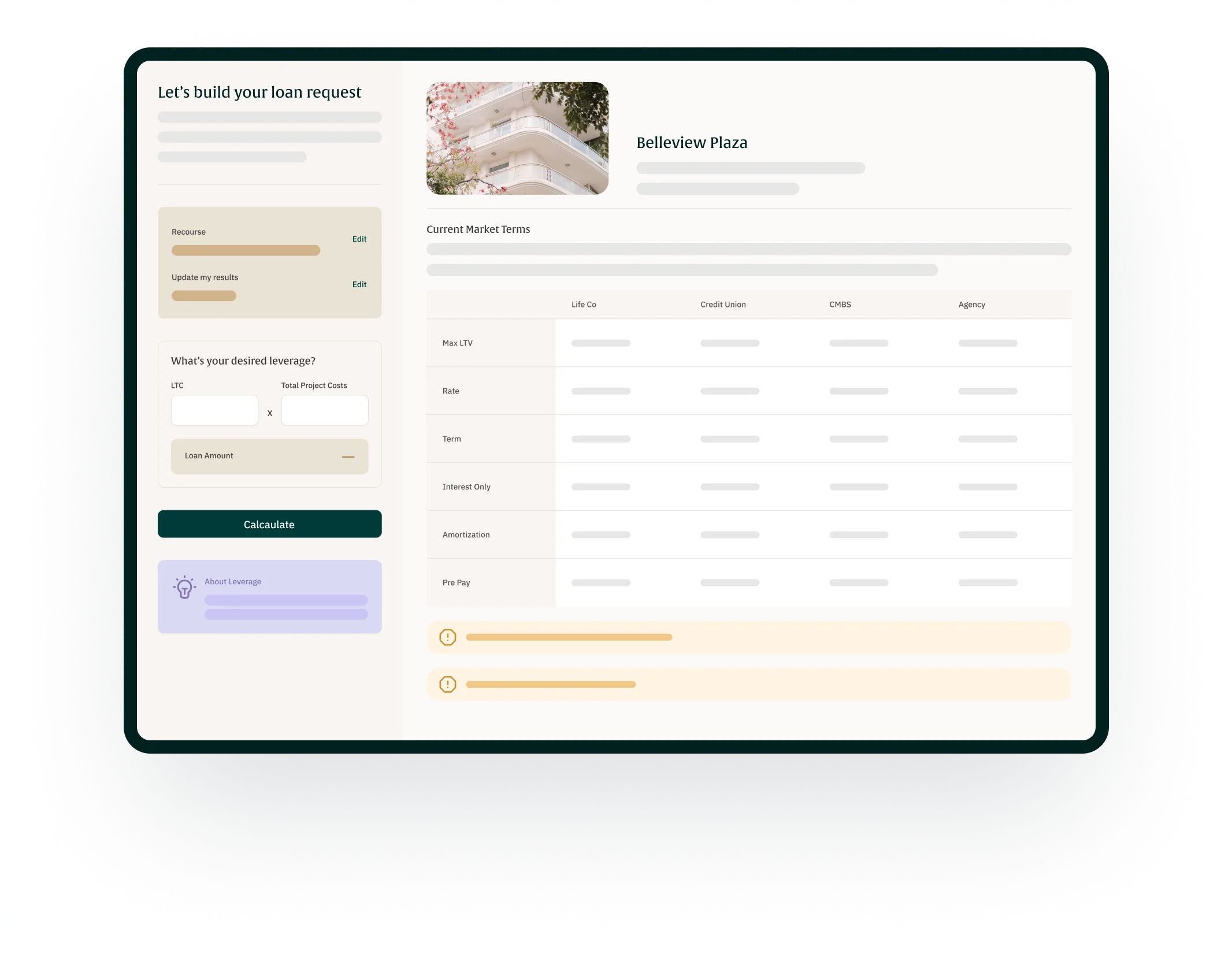 Lev Loan Sizing Tool